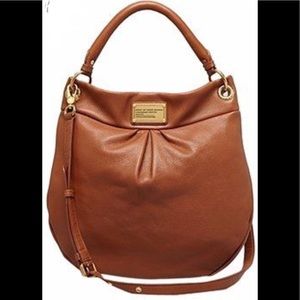 Marc Jacobs large brown leather hobo